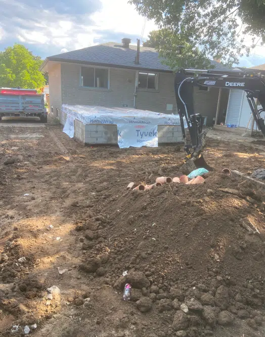 Helical Screw Piles for Construction Projects in Muskoka from True North Diggers
